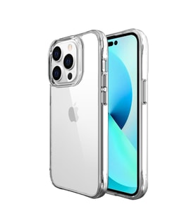 Apple iPhone 14 Pro Max Uyumlu Kılıf Zore Şeffaf Ultra İnce Airbag Tasarımlı Okka Kapak