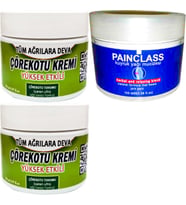 2 Tane Çörek Otu Orta Boy 100 ml + 2 Tane Painclass Kuıyruk Yağı 100 ml / Sırt Bel Kas Diz Dirsek Iskelet Agrilarina Seti