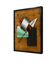Soyut Çerçeveli Mdf Tablo