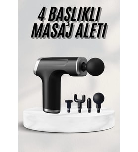 24V Masaj Tabancası, Type-C Hızlı Şarj, Uzun Ömürlü, Güçlü ve Taşınabilir