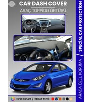 HYUNDAİ ELANTRA (2011-2017) Torpido Örtüsü Ön Göğüs Araca Özel UV Koruma Kaymaz Kolay Montaj