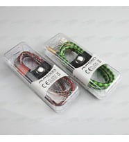 Micro-B USB Kablo Örgü Tip Luna Şarj / Data Kablosu