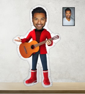 Gitarist Bebek Kostümlü Yastık-84