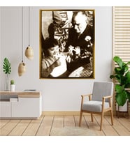 ÇERÇEVELİ ATATÜRK TABLO S248