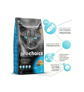 ProChoice Pro 34 Adult Somonlu Yetişkin Kedi Maması 15 Kg (Çok Renkli)