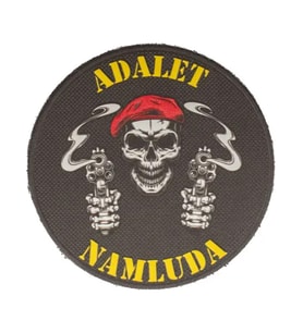 Adalet Namluda Arması 3D Plastik Tpu, Yeni Tip, Cırtlı, Standart Ölçü (Çok Renkli)