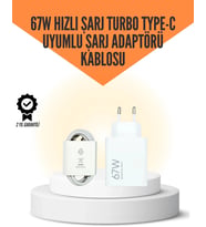 67w Hızlı Şarj Cihazı Yüksek Isı Dayanımlı Type-c Set