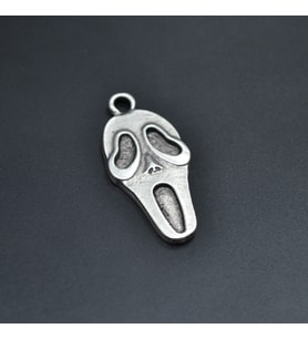 Scream - Çığlık Kolye Ucu - Antik Gümüş Kaplama - Kod:96