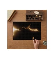 Kıvılcım - Elektrik Tasarımı 240 parça Ahşap Puzzle Ahşap Kutuda MP02537