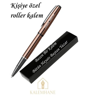 Kalemhane Scrikss Bakır Roller Kalem Kişiye Özel Kutulu