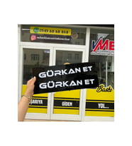 İsme Özel Dekor Plaka
