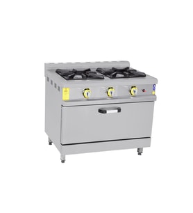 İnoxmaster 2'li Kuzine Fırınlı Ce Belgeli Gaz/lpg 100x60x85 Cm