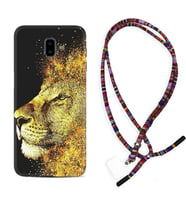 Samsung J6 Plus J7 Prime J7 Pro M20 Kılıf Boyun Asklı Rasta Silikon Leon 1323