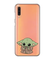 Samsung Galaxy A50 - A30S Uyumlu Baby Yoda Tasarımlı Şeffaf Telefon Kılıfı