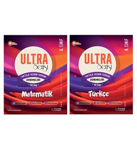 LGS 8.Sınıf Ultra Serisi Matematik ve Türkçe Denemeleri
