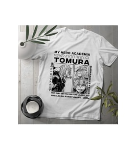 My Hero Academia Tomura Shigaraki T-shirt (Beyaz)