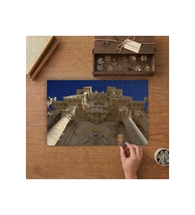 Siraküza Katedrali - Katolik Katedrali Tasarımı 240 parça Ahşap Puzzle Ahşap Kutuda MP06034