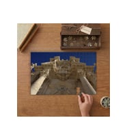 Siraküza Katedrali - Katolik Katedrali Tasarımı 240 parça Ahşap Puzzle Ahşap Kutuda MP06034