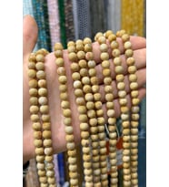 Tibet Akik Taşı Küre Kesim 8mm Açık Turuncu Doğal Taş Dizi