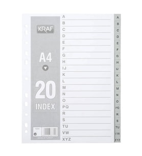 Kraf Separatör Harfler (A-Z) 
