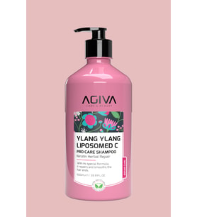 Agiva Ylang Ylang&Lipozomed C Yıpranmış ve Zayıf Saçlar İçin Onarıcı Şampuan 1000ML-Vegan