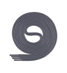 110 Cm 4 MM Koyu Gri Yuvarlak 1 Çift Ayakkabı Bağcığı