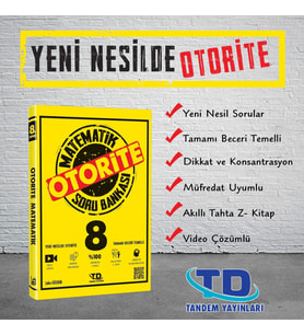OTORİTE MATEMATİK SORU BANKASI 8.SINIF