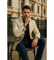 Erkek Likralı Straight Fit Jean Pantolon Mavi