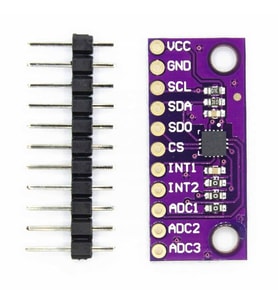 Lis3dsh İvme Ölçer Sensör Modülü 3 Eksen 16 Bit Adc I2c Spi Gömülü Fsm Yön Pozisyon Dönme Eğim Harek