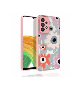 Samsung Galaxy A53 5G Uyumlu Kılıf Desenli Kamera Korumalı Parlak Zore Nora Kapak (Model 5)