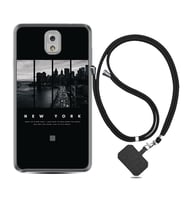 Samsung Note 3 4 5 8 9 20 Ultra 10 Lite Kılıf Boyun Askılı Silikon New York 1612