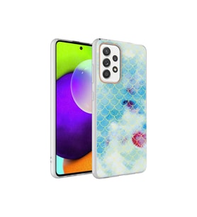 Samsung Galaxy A72 Uyumlu Kılıf Zore Bella Kapak (Mavi)