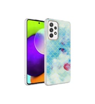 Samsung Galaxy A72 Uyumlu Kılıf Zore Bella Kapak (Mavi)