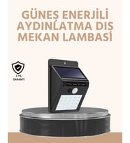 Mey İthalat® Tasarruflu Otomatik Sensörlü Led Güneş Işığı – Dış Mekan Uyumlu