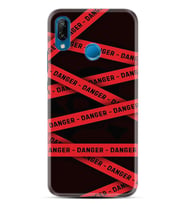 Huawei P20 Lite Mate 10 20 Lite Pro P40 Lite KılıfDesemli Silikon Danger 1372