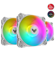 Asus Tuf Tf120 Soğutucu Kasa Radyatör Fanı Beyaz Adreslenebilir Argb 120Mm 3 In 1