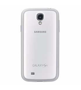 Galaxy S4 i9500 ile Uyumlu Protective Cover Beyaz EF-PI950BWEGWW