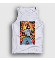 Presmono Unisex Beyaz Explosion Chuck Norris Atlet 257128tt