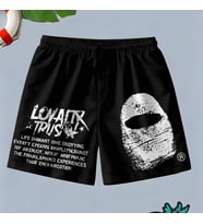 Mask Baskılı Erkek Şort