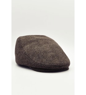 Erkek Flat Cap Kasket Şapka (Gümüş)