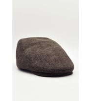Erkek Flat Cap Kasket Şapka (Gümüş)