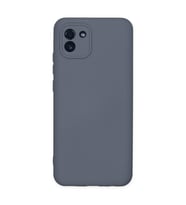 Samsung Galaxy A03 Kılıf Nano içi Kadife Silikon - Gri