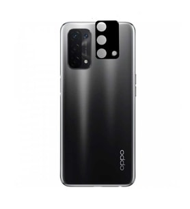 Oppo A74 4G Uyumlu Zore 3D Kamera Camı (Siyah)