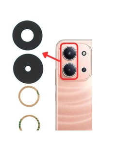 Redmi 15C 4g Kamera Lensi Cam - Kamera Camı - Yapışkanlı - 25078RA3EA 25078RA3E Uyumlu