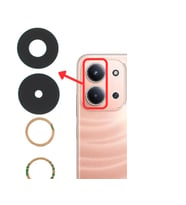 Redmi 15C 4g Kamera Lensi Cam - Kamera Camı - Yapışkanlı - 25078RA3EA 25078RA3E Uyumlu