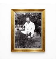 Tablore Atatürk Nostaljik Fotoğraf Kanvas Tablo Doğa Temalı