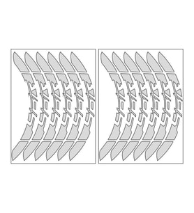 YAMAHA REFLEKTÖR BEYAZ YBR UYUMLU BÜYÜK JANT ŞERİDİ