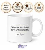 İngilizce Yazılı Modern Tasarım Baskılı Kupa Bardak Özel Hediye Mug