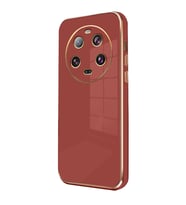 Xiaomi Mi 14 Ultra Kılıf Volet Silikon - Kırmızı
