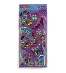 TANEX KIDS TNX-26067 DEKORATİF ETİKETLER - SHINING MAGIC PUFFY STICKER